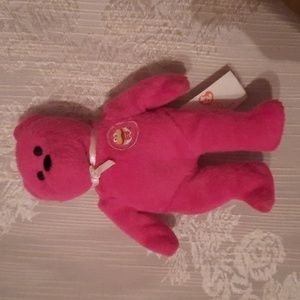 McDonald's TY Bear Beanie Baby 2004 25 Years of Happiness USED
